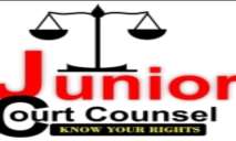 Junior Court Counsel logo — scales of justice